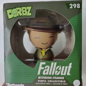 Funko Dorbz Fallout Vault Boy Mysterious Stranger 298 vaulted 2017 New In Box